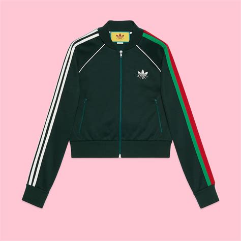 gucci adidas jacket green|Adidas collaboration with Gucci.